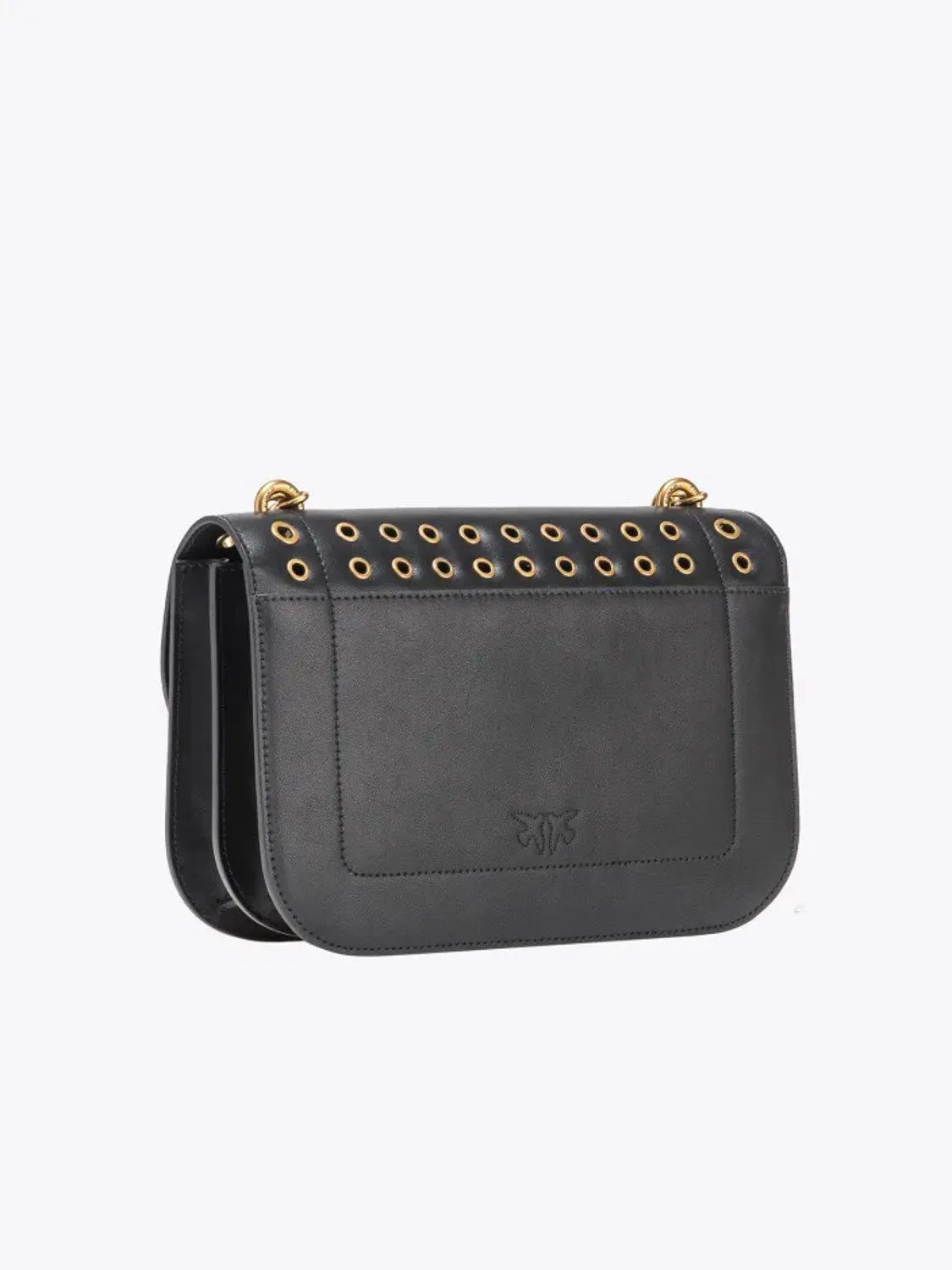 BANDOLERA OJETES METALICOS LOVE BELL PINKO