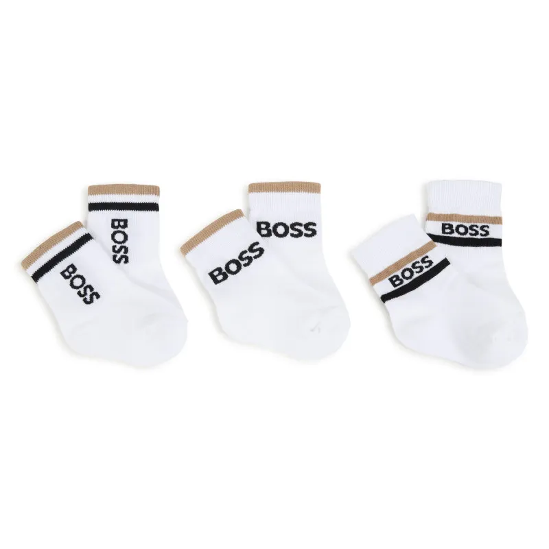 BOSS Tres pares de calcetines