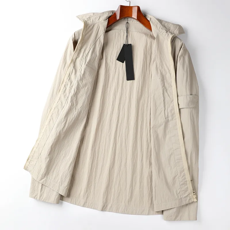 Diseñadores de marca topstoney chaquetas Loose Ghost series ropa de trabajo chaqueta delgada Tamaño M-2XL