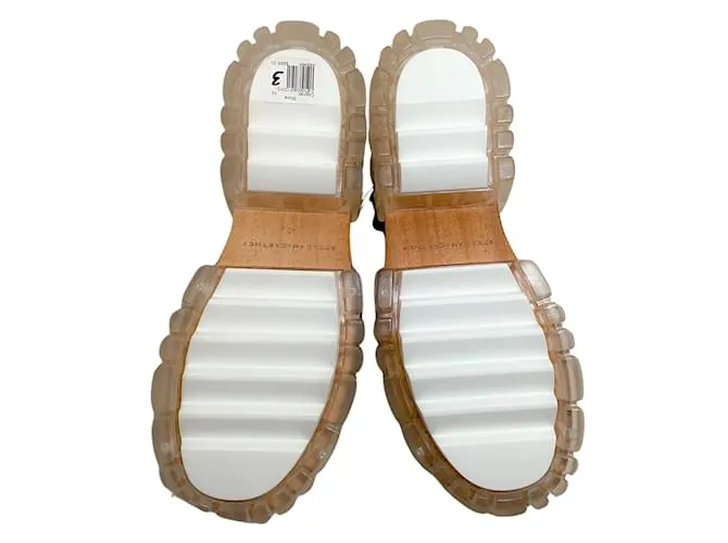Stella Mc Cartney Sandalias con plataforma Emilie con abertura en coñac de Stella McCartney Castaño 